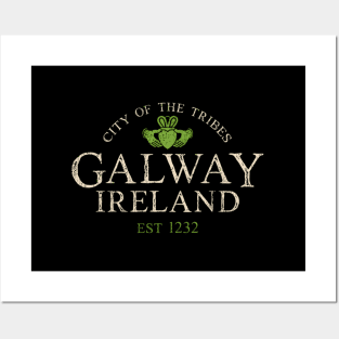 Irish Claddagh Galway Ireland Posters and Art